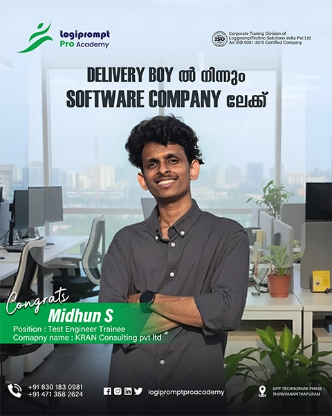 Midhun S Placement Poster
